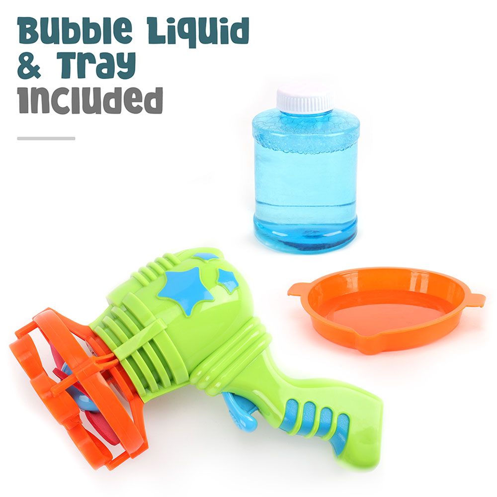 Moon - Storm Bubble Gun Toy Blowing Bubble Maker - Green