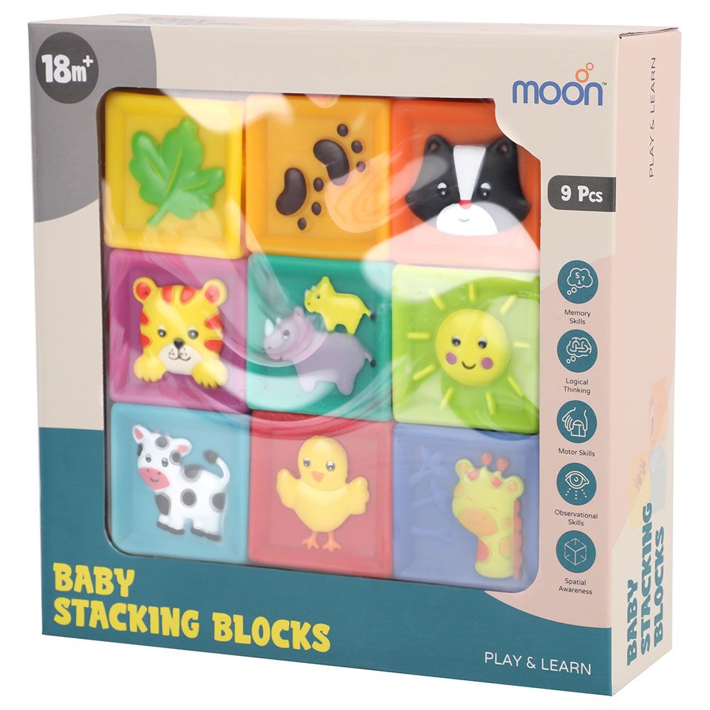 Moon - Sensory Toys Set With Textured Balls 9pc-Set