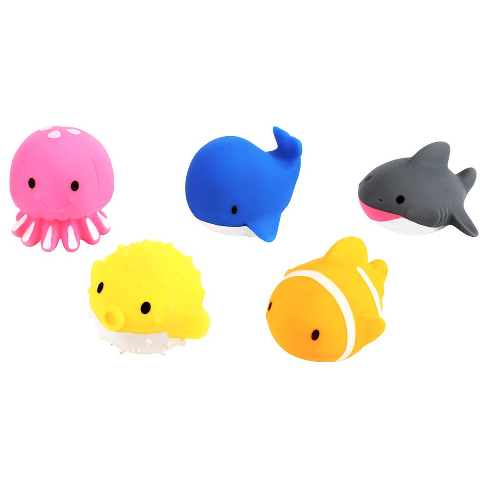 Moon - Aquatic Baby Bath Toys - 5 pcs