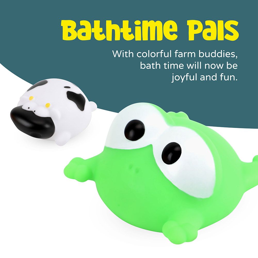 Moon - Farm Buddies Baby Bath Toys - 4 pcs