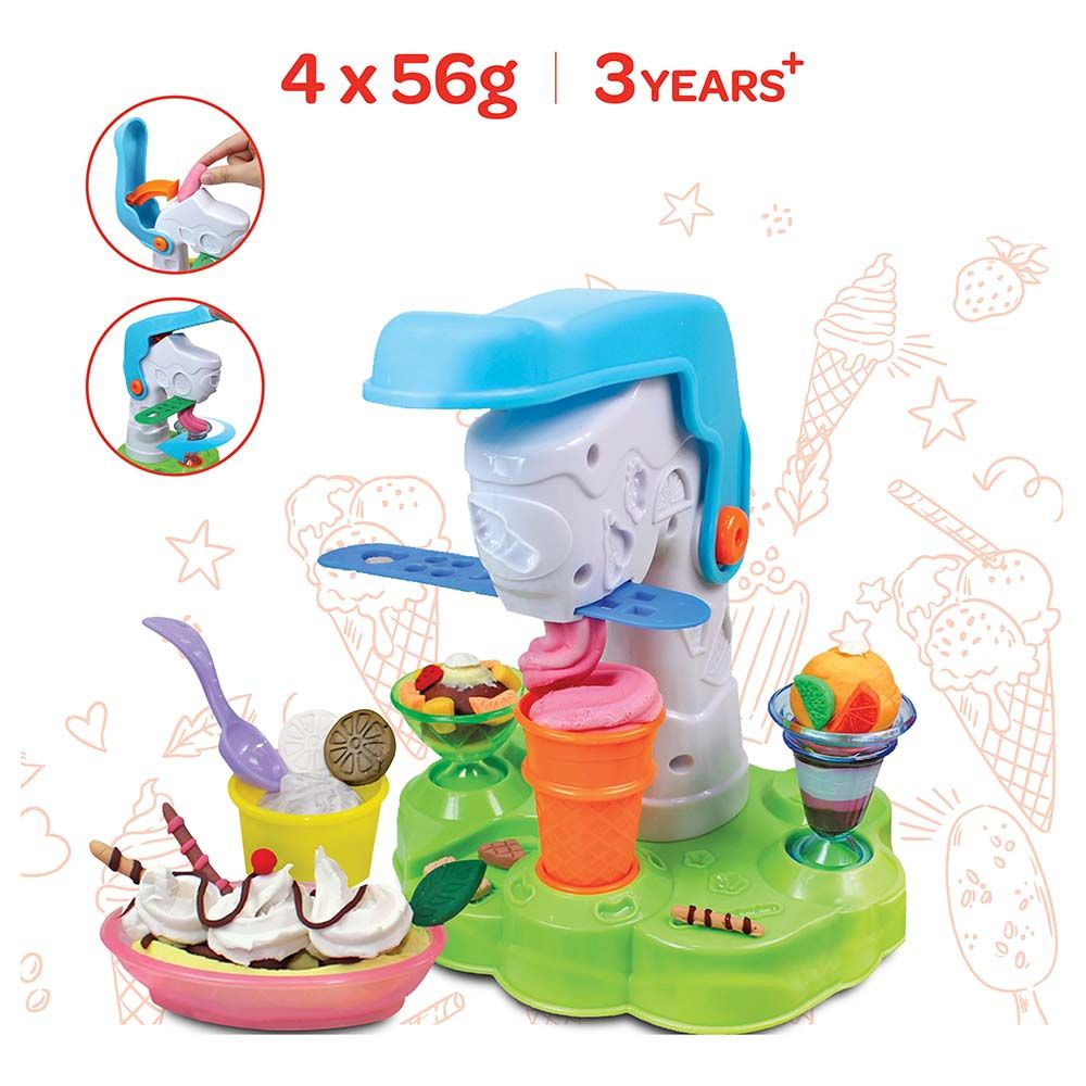 Moon - Dough Creation Ice Cream Station - 4pcs - 56g