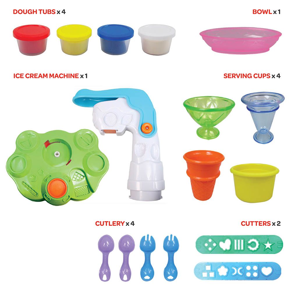 Moon - Dough Creation Ice Cream Station - 4pcs - 56g