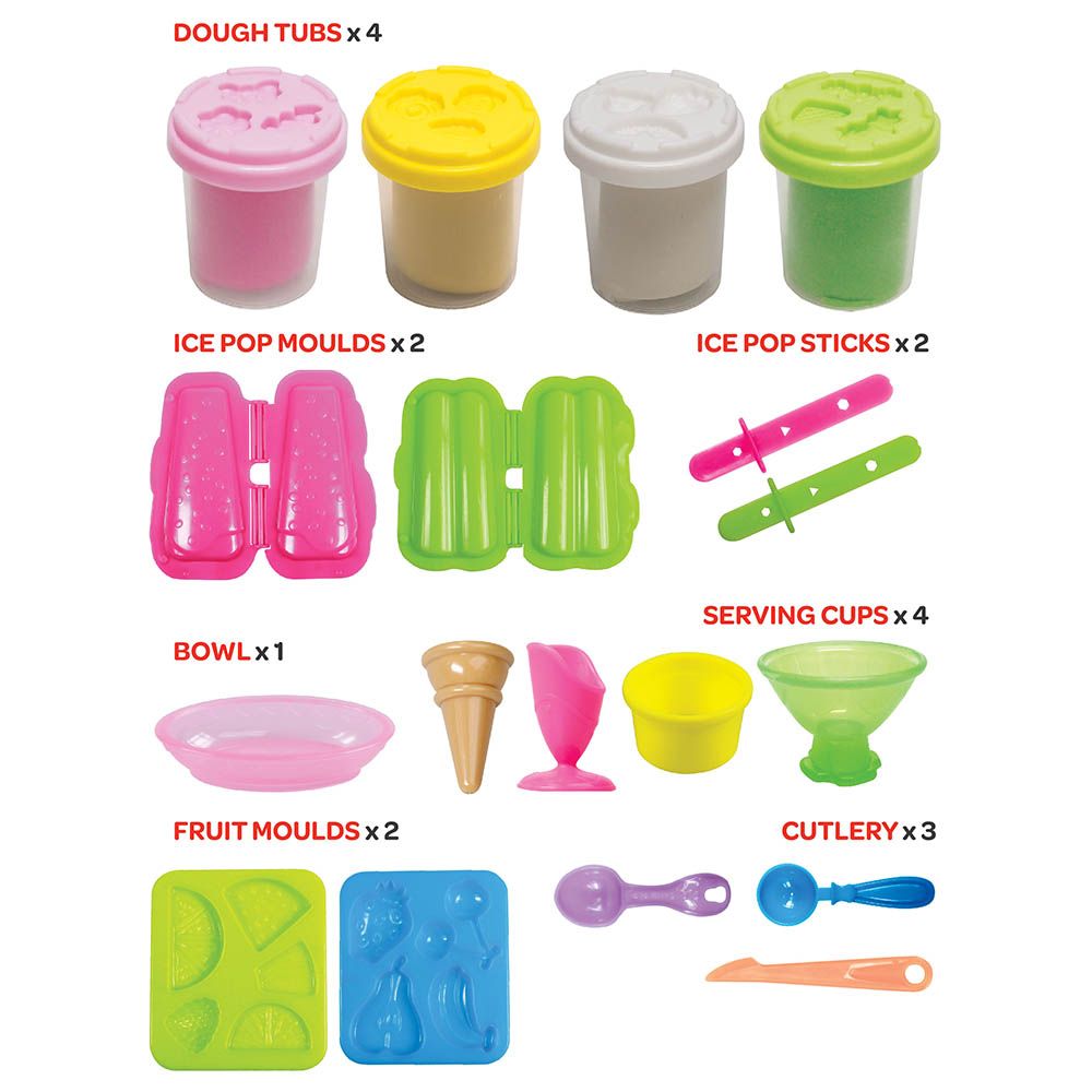 Moon - Dough Creation Ice Cream Shop - 4pcs - 56g