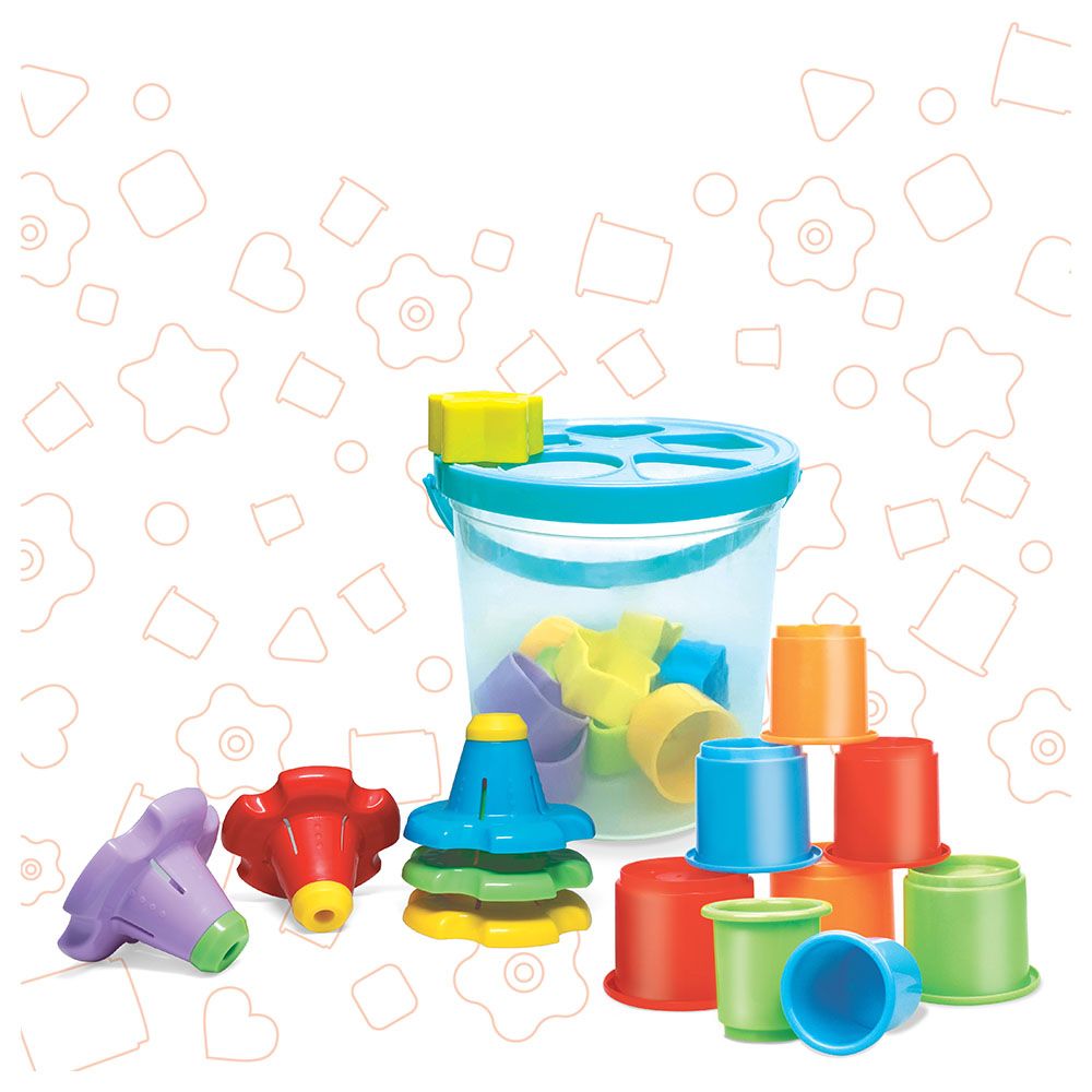 Moon - 3-In-1 Educational Sorting & Stacking Game - 29pcs