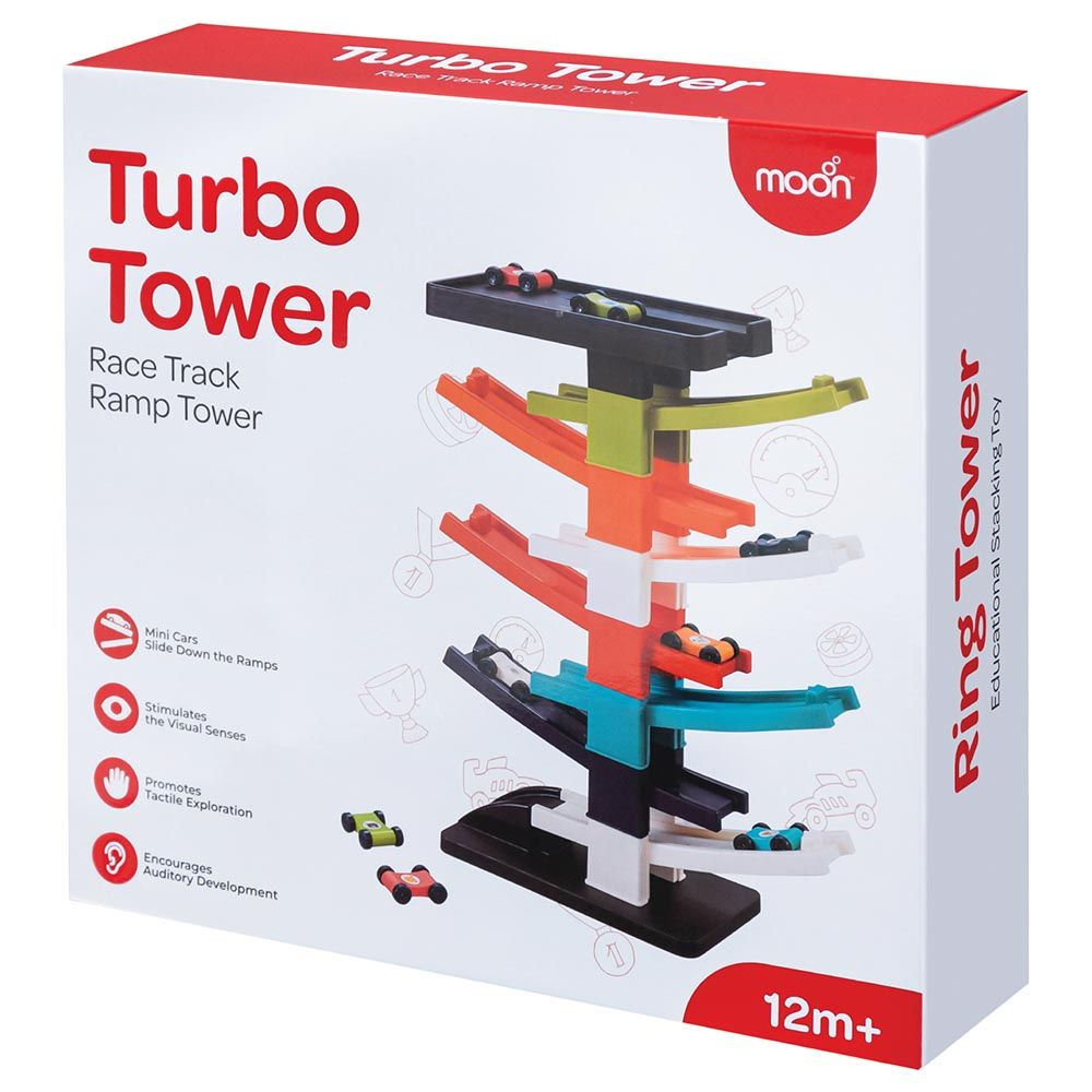 Moon - Turbo Tower Car Ramp Racer Playset