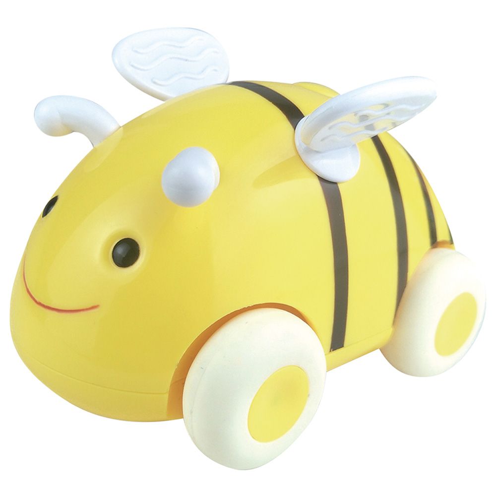 Moon - Bumble Buzz Pull Back Toy w/ Lights & Music - Bee - Yellow