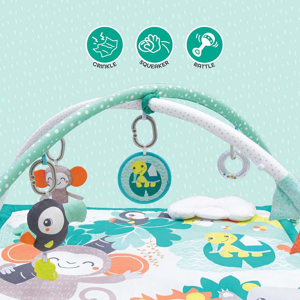 Moon - Jungle Friends Baby Playing Mat