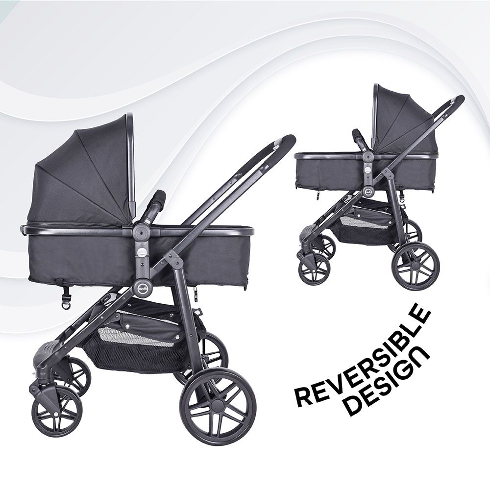 Moon - Tres 3-In-1 Travel System - Black