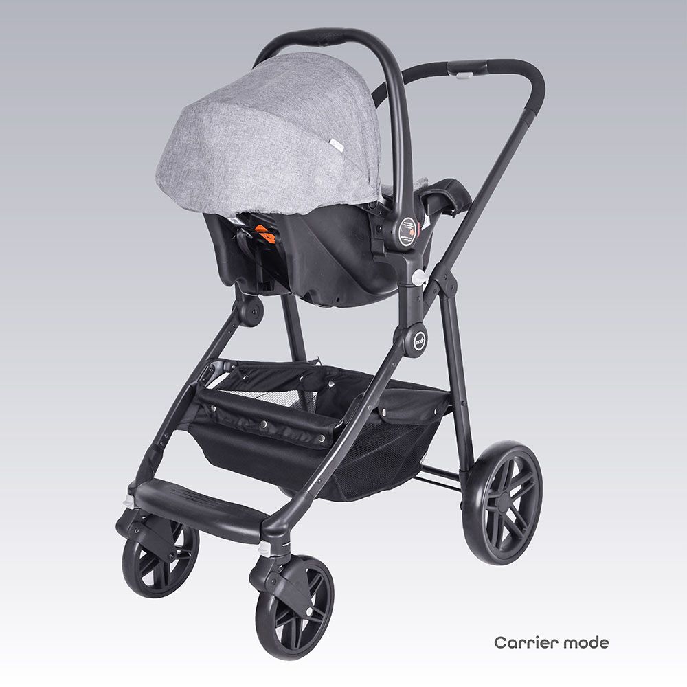 Moon - Tres 3-In-1 Travel System - Light Grey