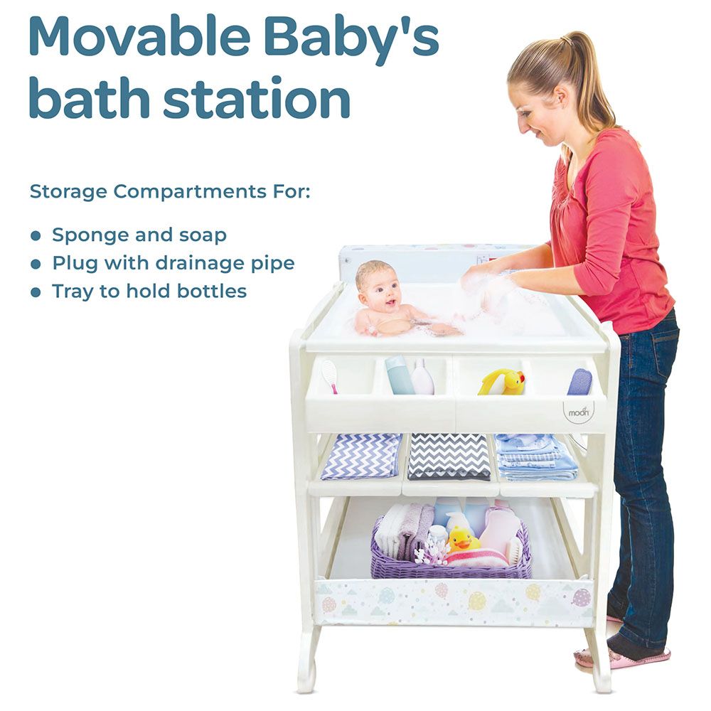 Moon - Portable Changing Station - Flying Rabbits