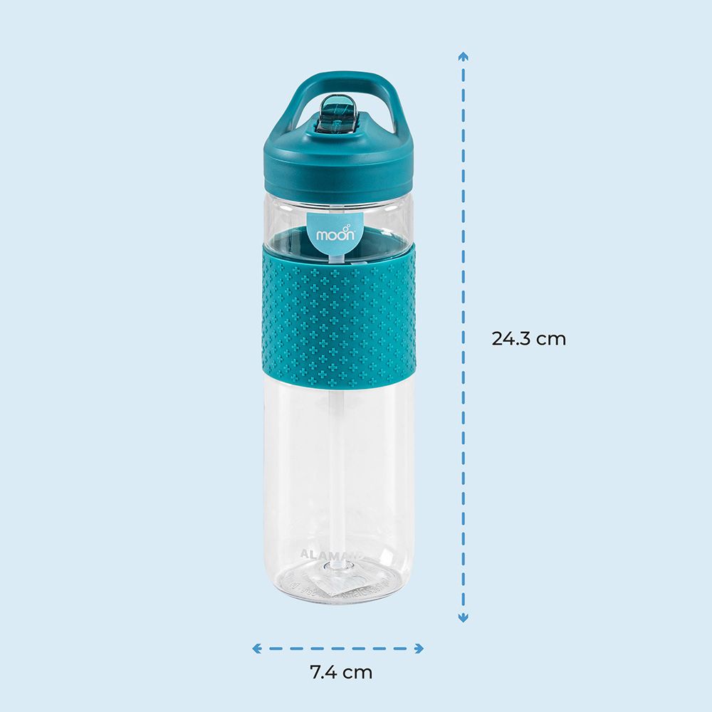 Moon - Sipper Bottle w/ Silicone Sleeve - 700ml - Blue