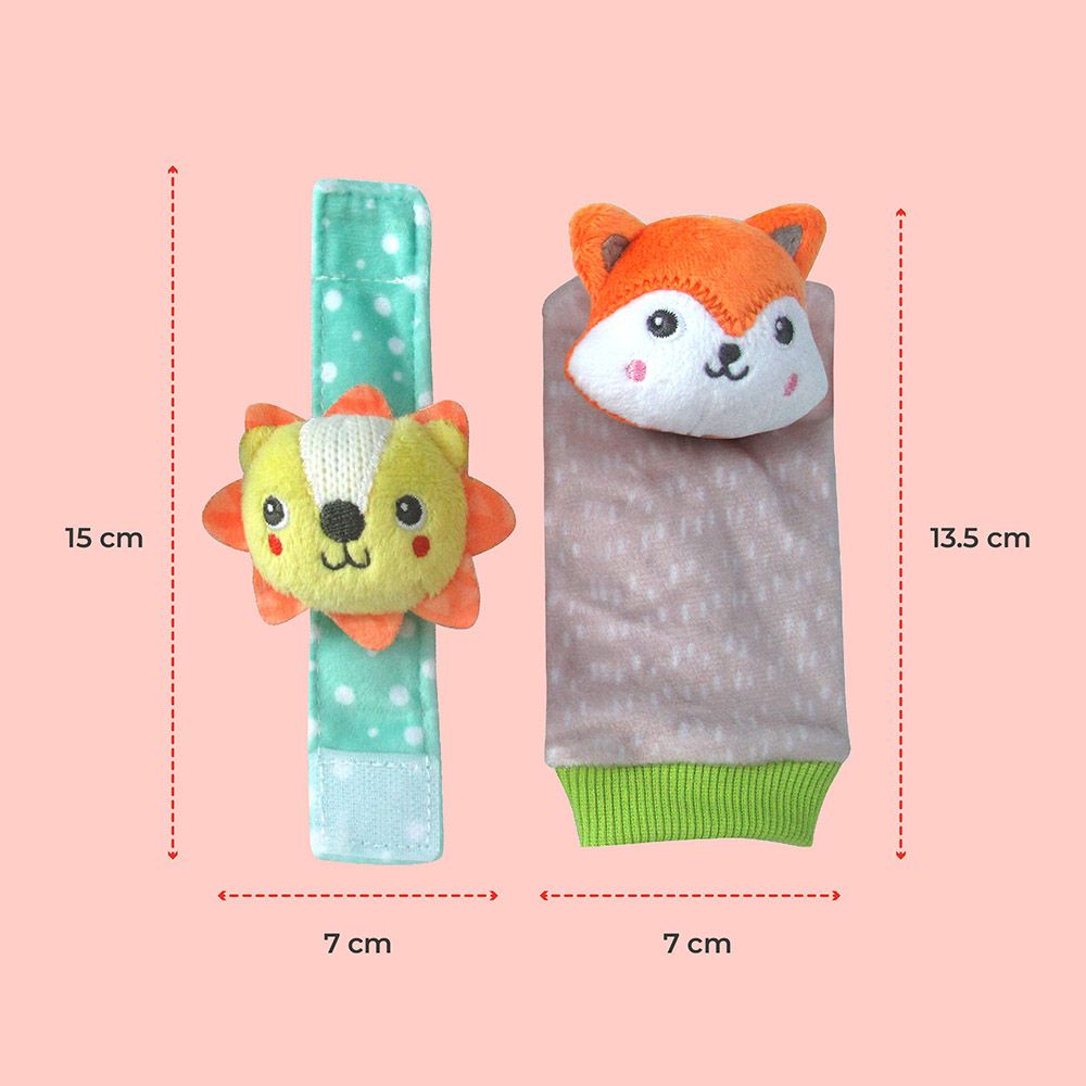 Moon - Foot And Wrist Rattle - 4Pcs