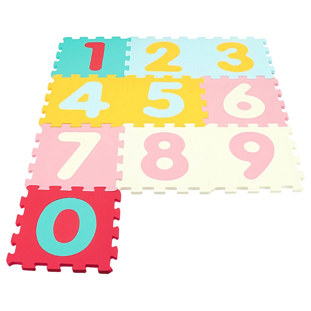 Moon - Puzzle Activity Floor Mat - Numbers - 10pcs