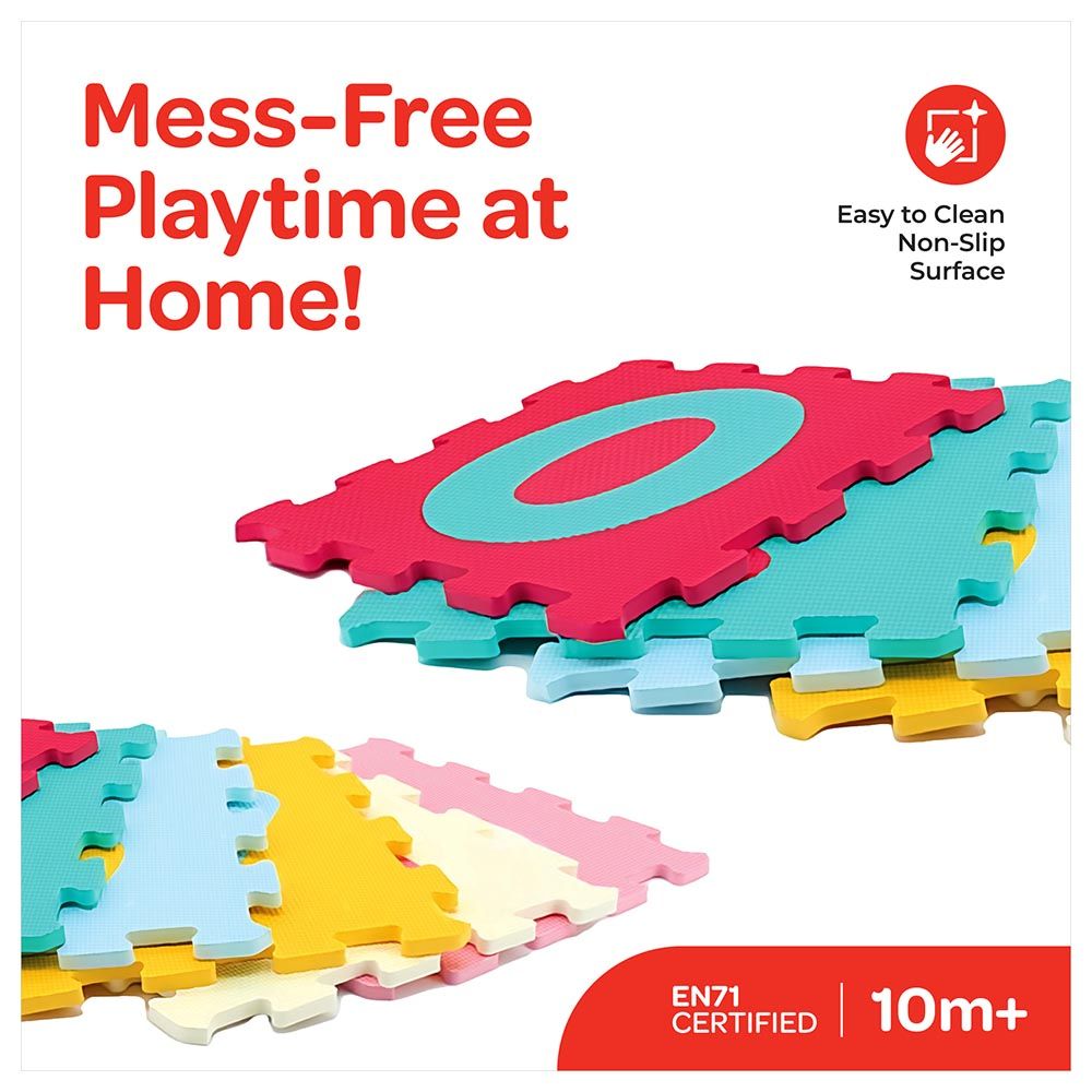 Moon - Puzzle Activity Floor Mat - Numbers - 10pcs