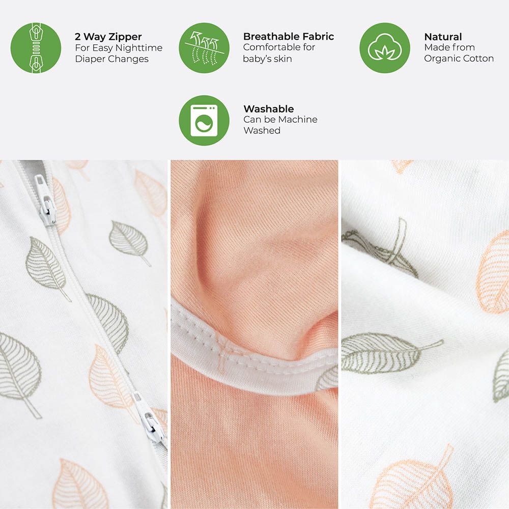 Moon - 2pc-Set - Organic Swaddle Pods w/ Beanie - Forest Printed