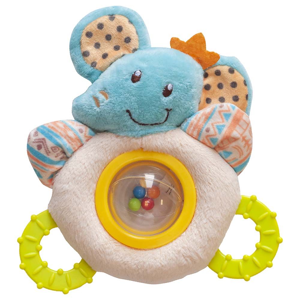 Moon - Soft Rattle Plush Toy - Elephant