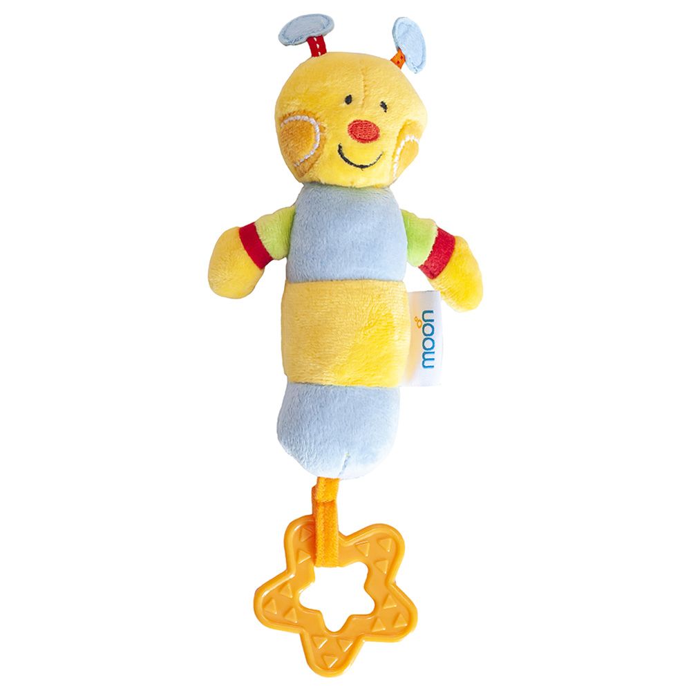 Moon - Soft Rattle Plush Toy - Bee