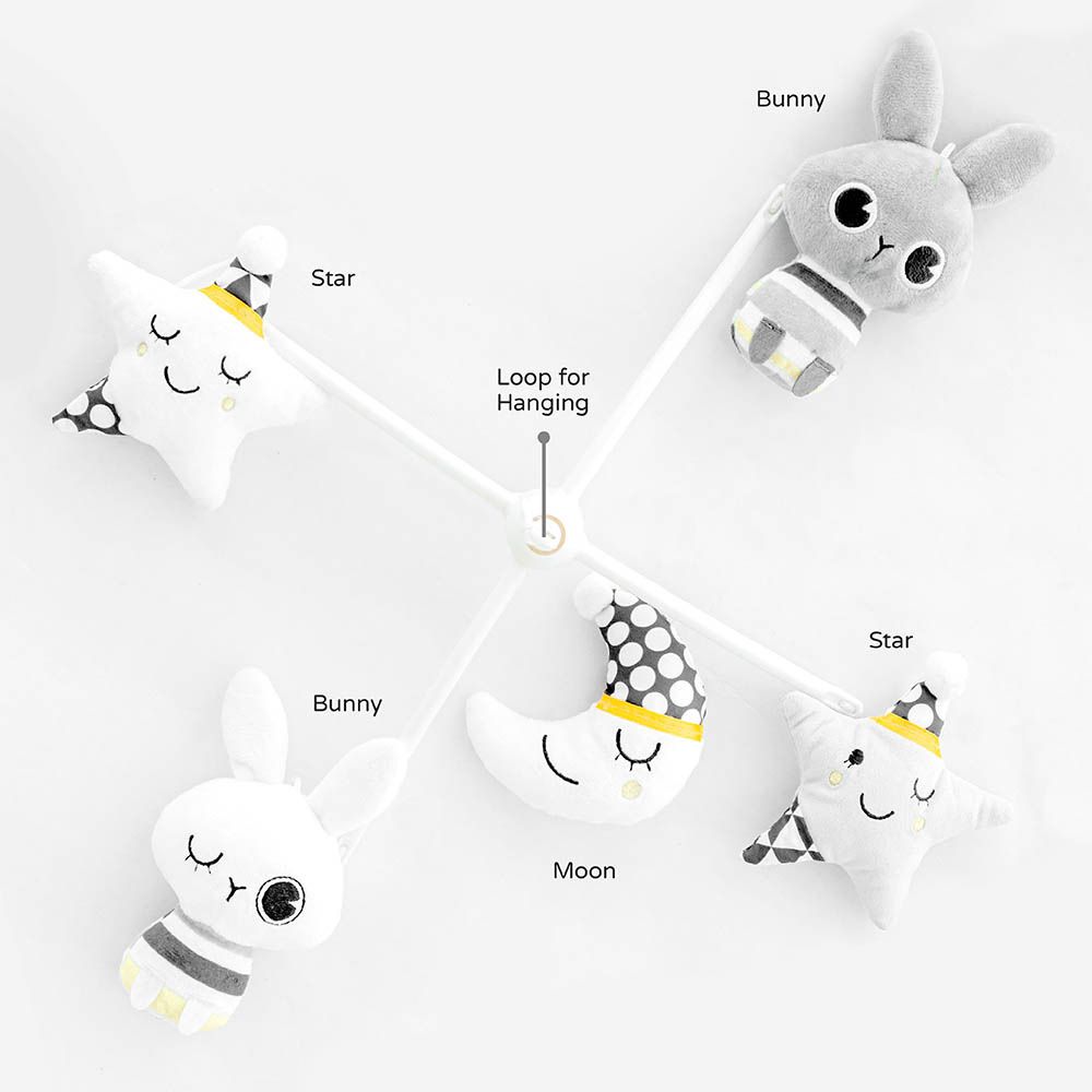 Moon - Good Night Musical Mobile Baby Soft Toy