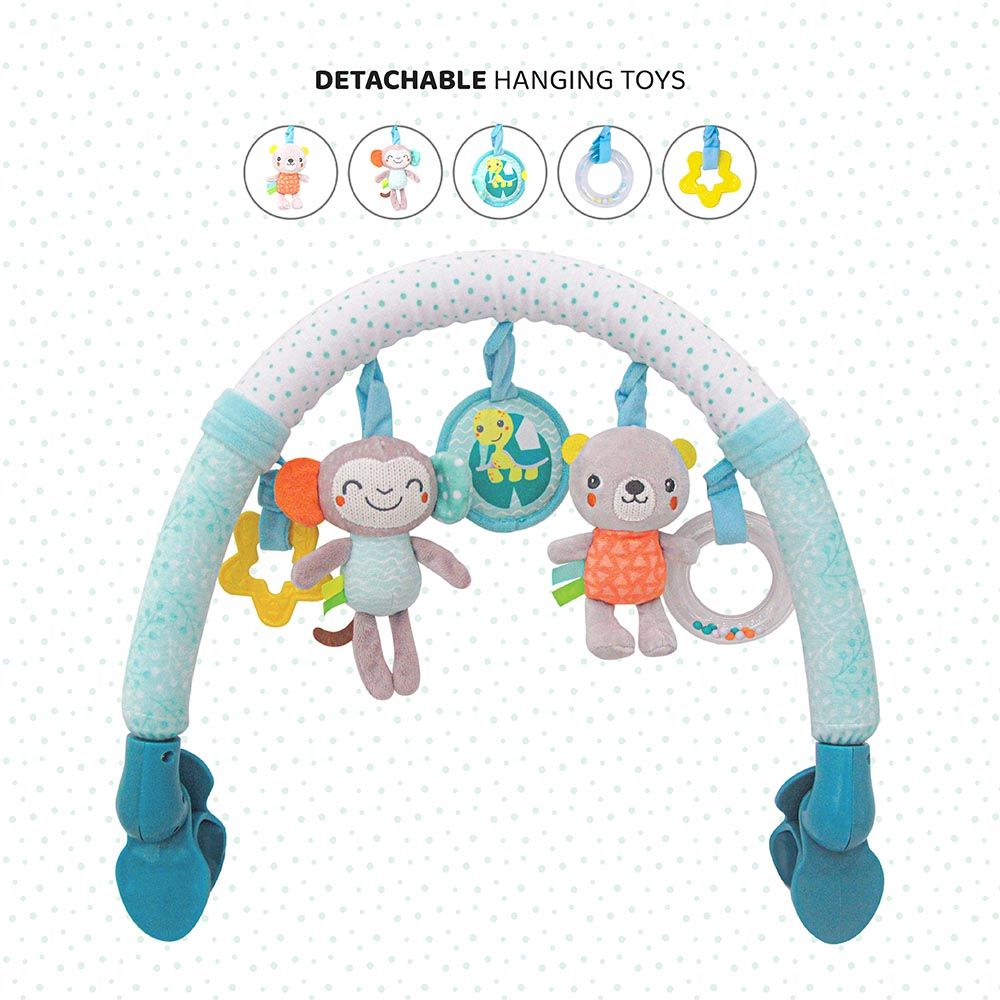 Moon - Jungle Friends Activity Hanging Toy Bar