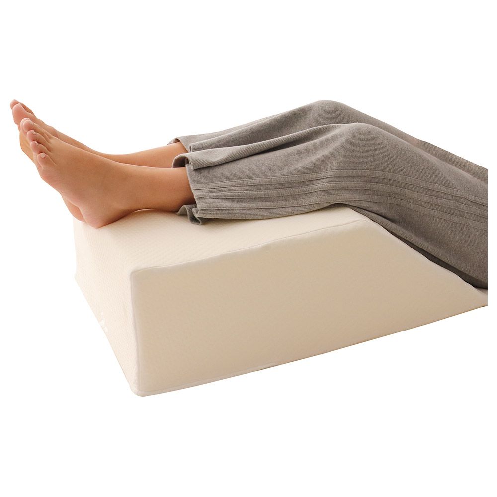 MOON - Leg Elevation Pillow, Elevating Leg Rest - White