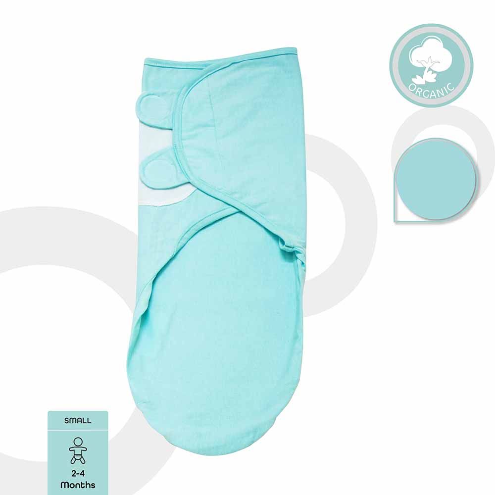 MOON - Organic Swaddler - Small - Blue