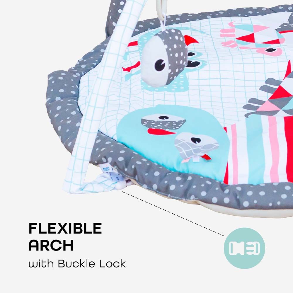 MOON - Perky Baby Playmat And Activity Gym Good Day