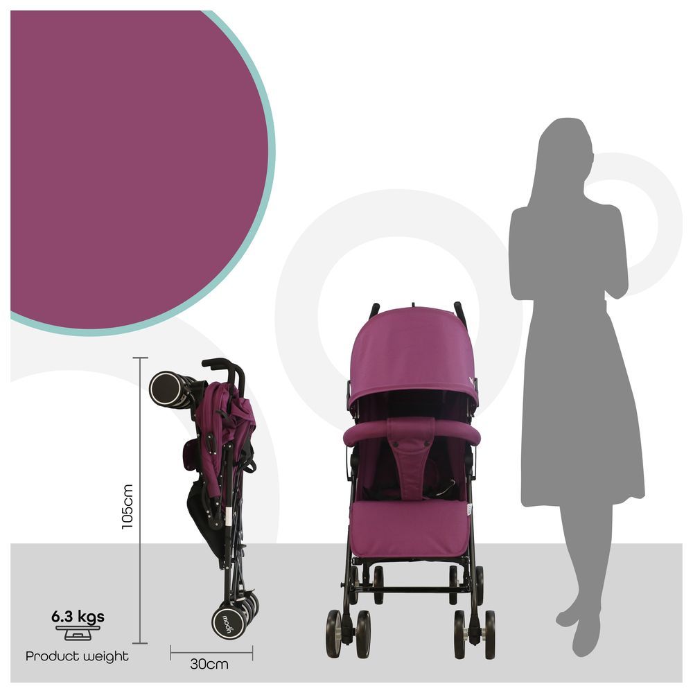 Moon - Neo Plus Travel Stroller - Purple