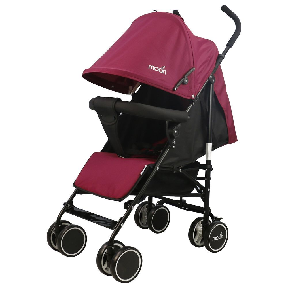 Moon - Neo Plus Travel Stroller - Dark Red