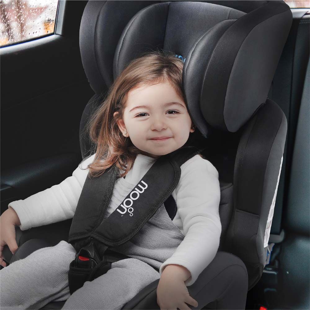 MOON - Tolo Baby/Kids Car Seat 9M To 12 Years Upto 36 Kg Black