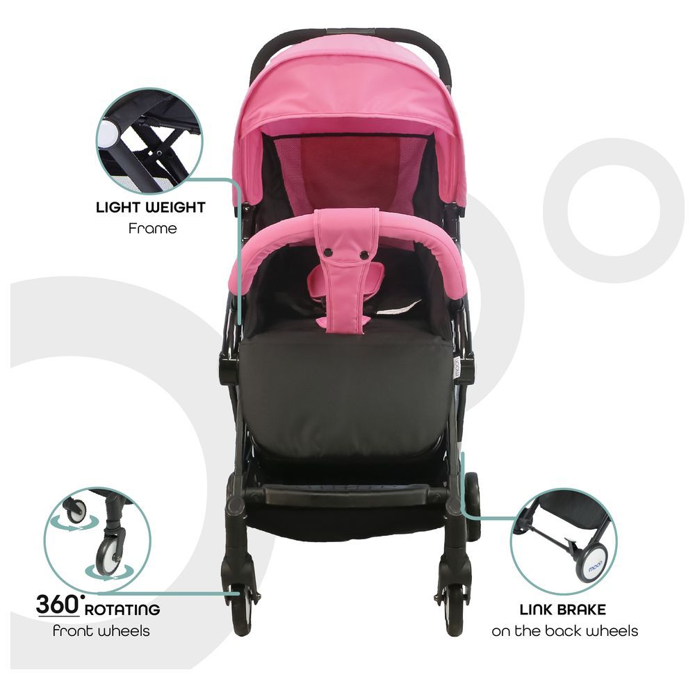 Moon - Travel-Lite Cabin Stroller - Pink