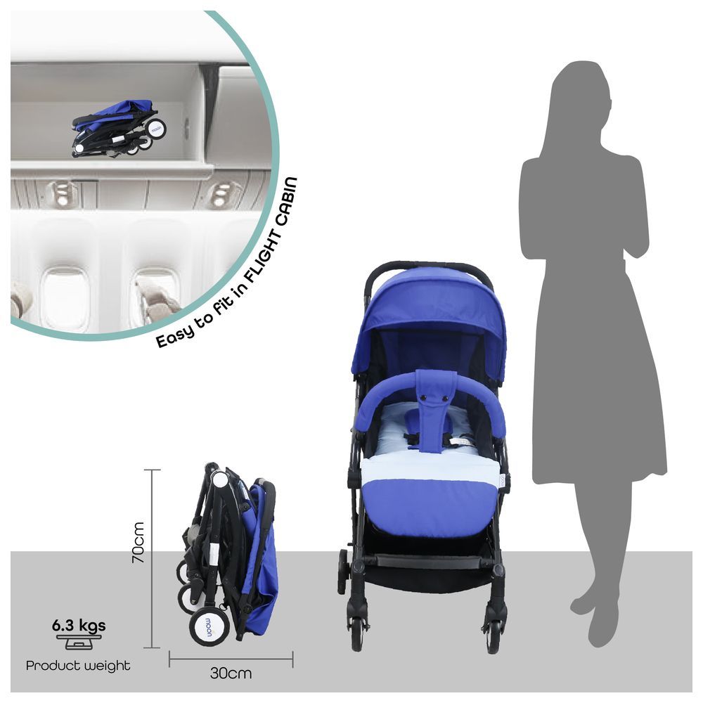 Moon - Travel-Lite Cabin Stroller - Royal Blue