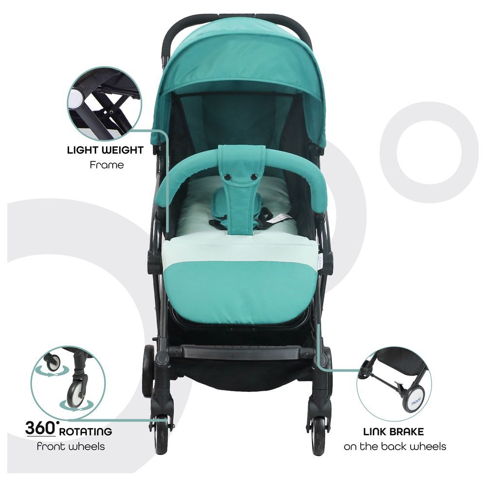 Moon - Travel-Lite Cabin Stroller - Sea Blue