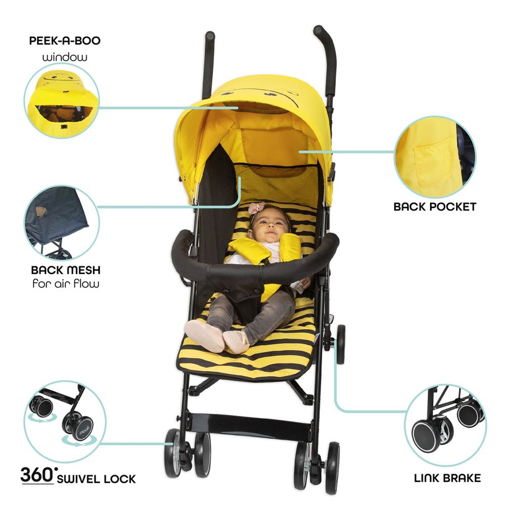 MOON - Safari-Ultra Light Weight/Character Stroller Bee