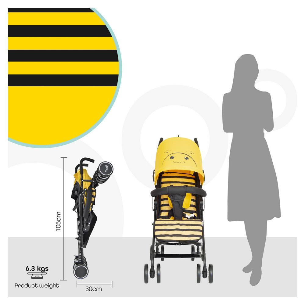 MOON - Safari-Ultra Light Weight/Character Stroller Bee