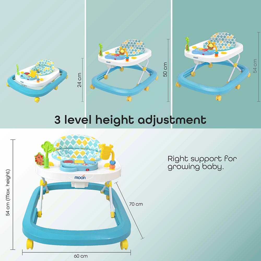 MOON - Drive Baby/Child Walker With music & Toys - Blue Forest