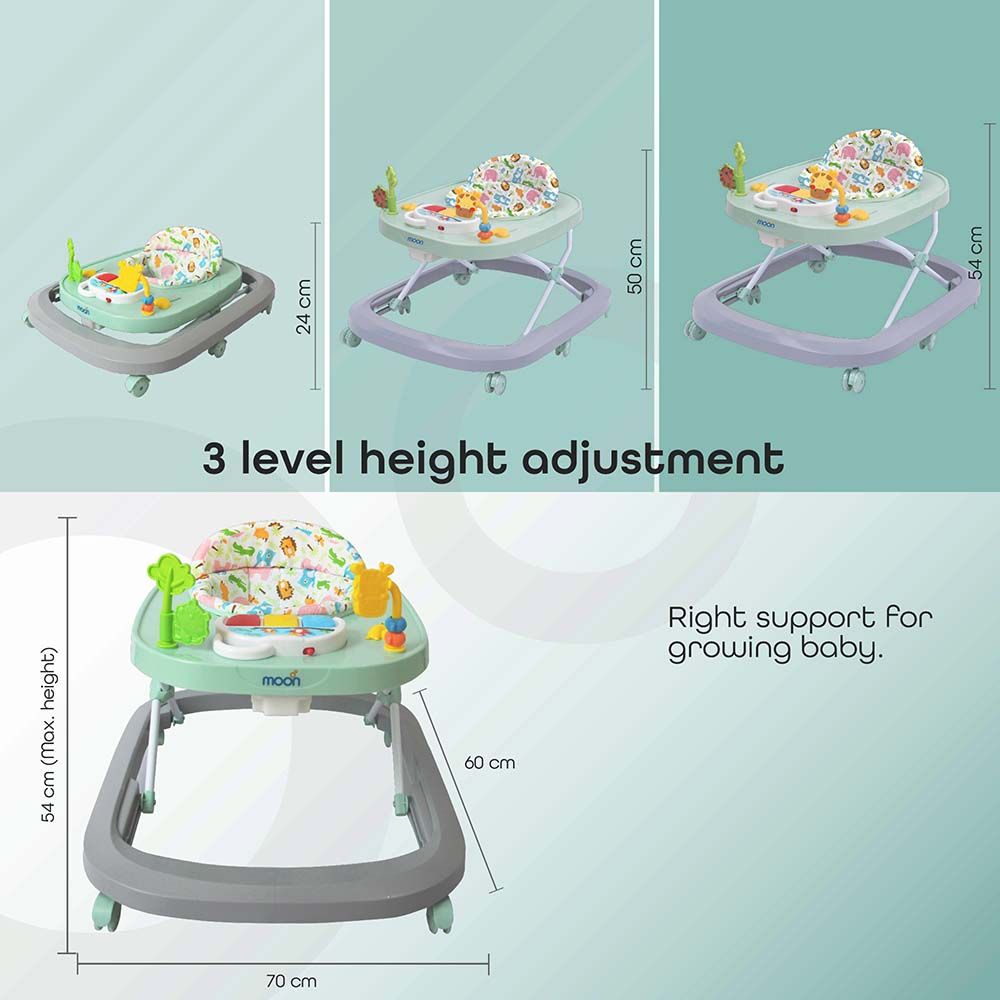 MOON - Drive Baby/Child Walker With music & Toys Grey Forest