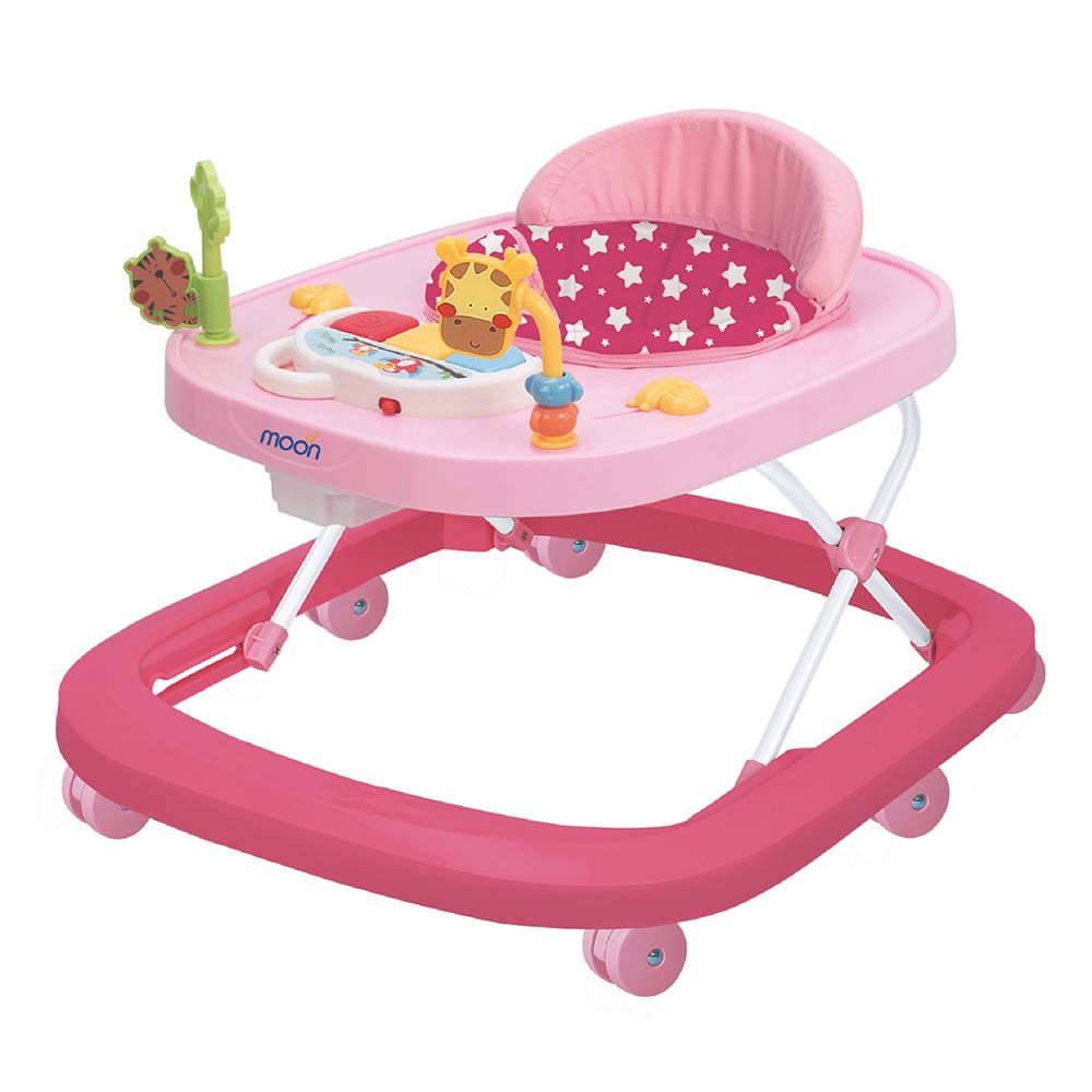 MOON - Drive Baby/Child Walker With music & Toys Pink Forest