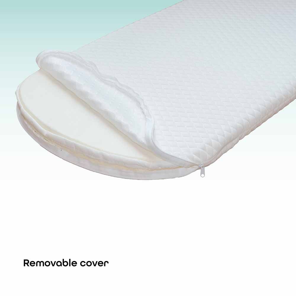 Moon - Washable Crib & Bassinet Mattress - White