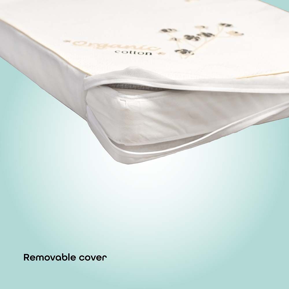 MOON - Organic Toddler Crib & Bed Mattress - 133x10x70 cm