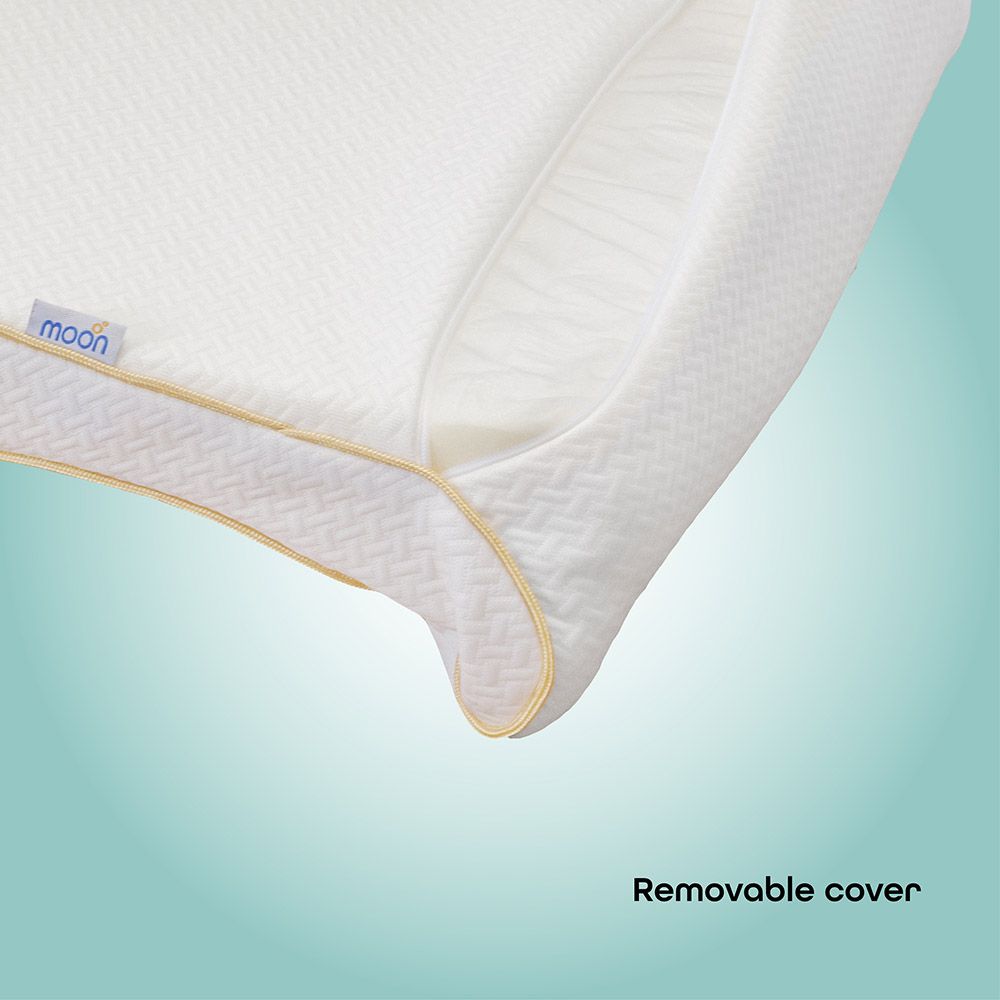 Moon - Organic Cool Pillow - White