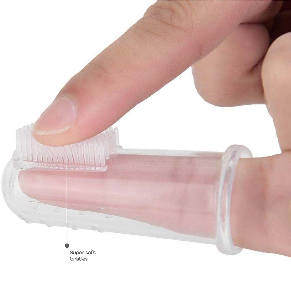 MOON - Fingertip Baby Silicone Toothbrush 