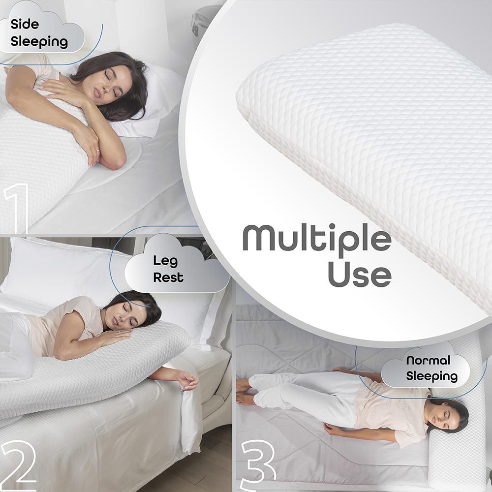 Moon - Multi-Function Pillow Maternity Pillows - White