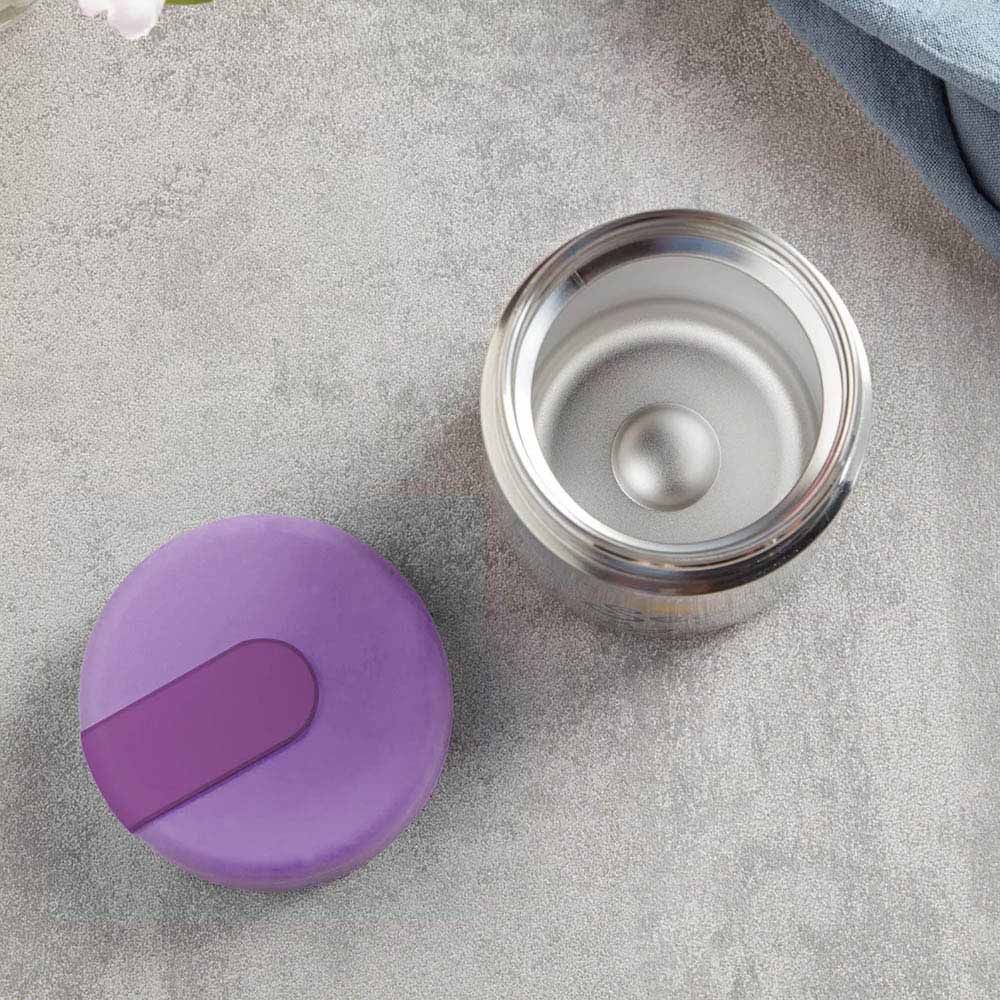 Moon - Double Wall Stainless Steel Food Jar - Purple