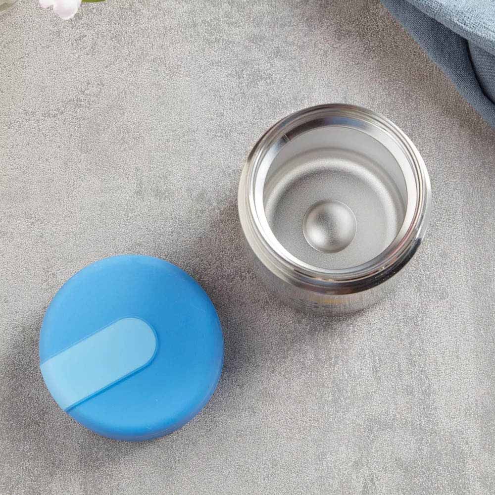 Moon - Double Wall Stainless Steel Food Jar - Blue