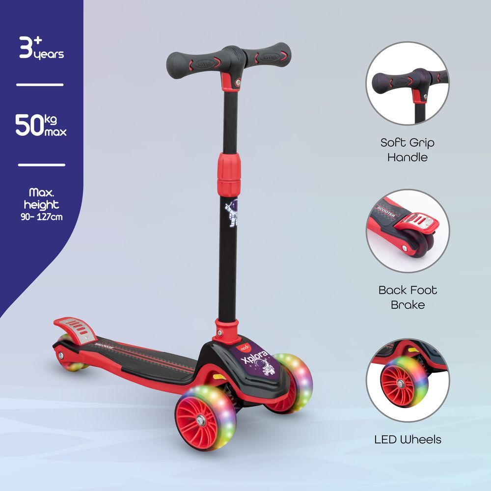 Moon - Xplora Foldable Scooter - Red