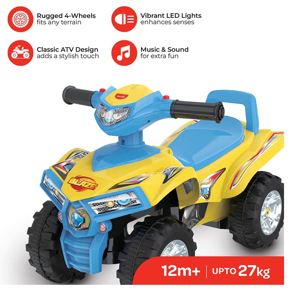 Moon - Blaze ATV Quad Bike For Kids - Yellow