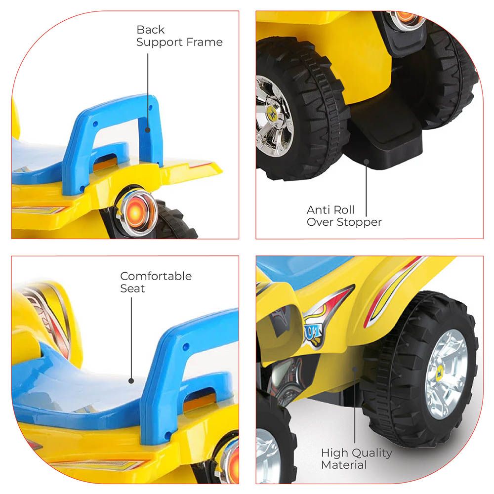 Moon - Blaze ATV Quad Bike For Kids - Yellow