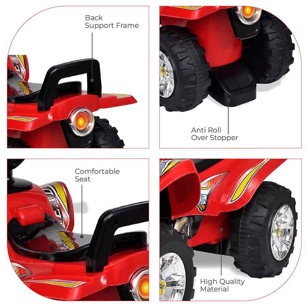 Moon - Blaze ATV Quad Bike For Kids - Red