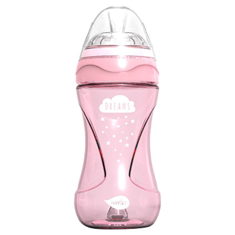 Nuvita - Mimic Cool Anti Colic Baby Bottles 250ml - Pink