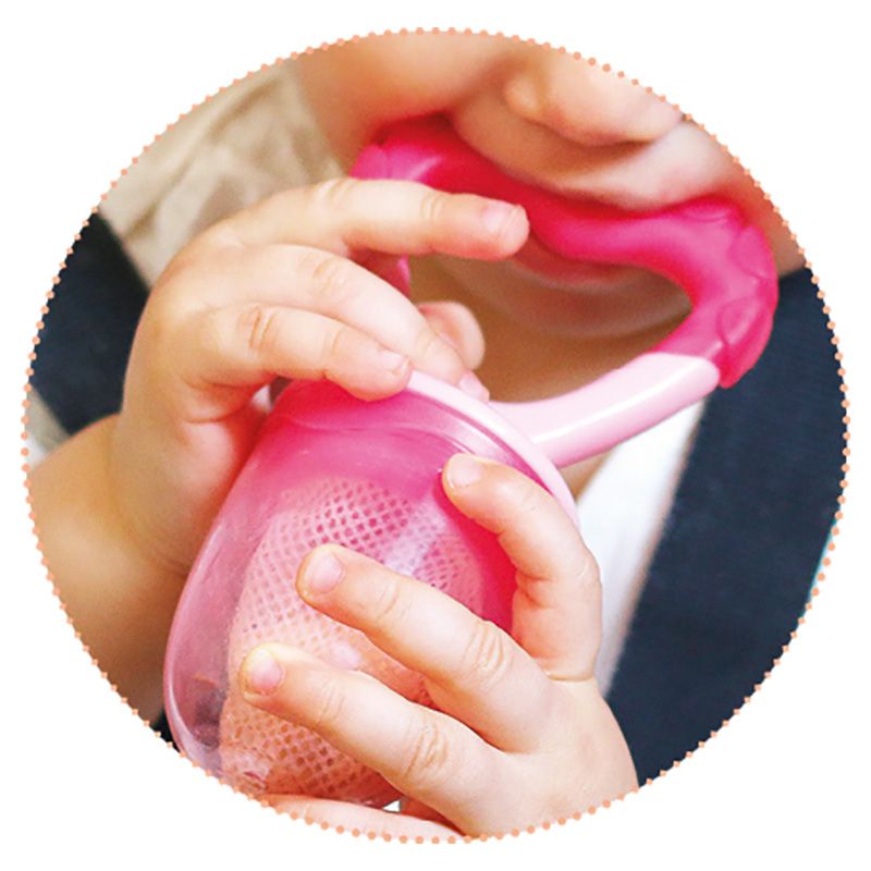 Nuvita - Baby Feeding Flavorillo Feeder Set With 2 Nets - Pink